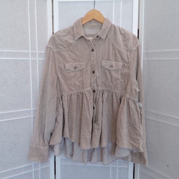 We The Free corduroy gray jacket - Picture 2 of 9